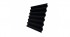 Профнастил С21R Grand Line 0,5 GreenCoat Pural BT, matt RR 33 черный (RAL 9005 черный)
