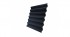 Профнастил С21R Grand Line Drap 0,5 RAL 7024 мокрый асфальт