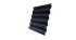 Профнастил HC35R 0,5 GreenCoat Pural BT RR 23 темно-серый (RAL 7024 мокрый асфальт)
