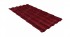 Металлочерепица кредо 0,45 Drap RAL 3005 красное вино
