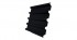 Профнастил H60R Grand Line 0,5 GreenCoat Pural BT, matt RR 33 черный (RAL 9005 черный)
